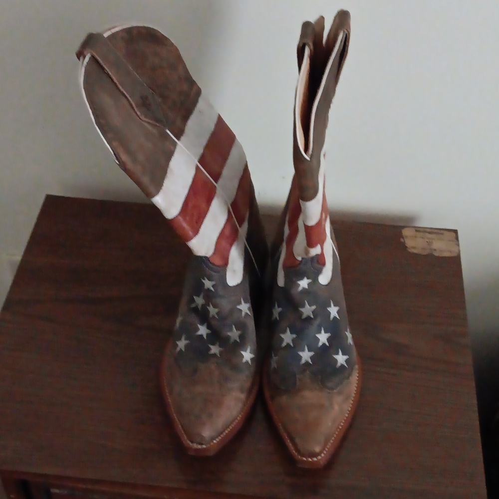 Mens size 9 patriotic boots